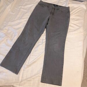 Charter club grey jeans straight leg